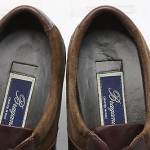 COLE HAAN Italy BRAGANO brown suede brushed leather lace sneakers oxfords 9.5 M