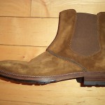 Beautiful Hugo Boss Brown Suede Rubber Sole Boots Winter Dress Casual Sz 9 ITALY