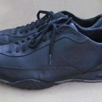Mens Cole Haan Leather Nike Air casual fashion sneakers – Black – Size 9 M
