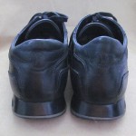 Mens Cole Haan Leather Nike Air casual fashion sneakers – Black – Size 9 M