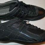 DIESEL KORBIN II BLACK LEATHER LACED OXFORD LOAFERS MEN SZ 11 *EUC*
