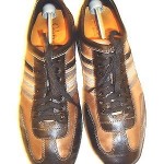 Men’s Cole Haan Nike Air Brown & Black Athletic Inspired Oxfords Pristine Shoes