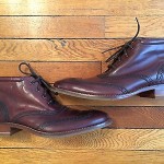 Cole Haan Nike Air Liam Chukka Wing Tip Boots Dark Brown Mens Size 9