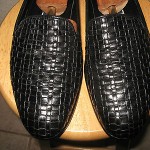 COLE HAAN ‘Bragano’ Gorgeous Black Woven Leather Slipons…EXCELLENT!!  12M