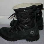 NWT Men’s LACE-UP LEATHER WORK SNOW HIKING BOOTS by TIMBERLAND Black Sz 12M