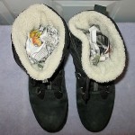 NWT Men’s LACE-UP LEATHER WORK SNOW HIKING BOOTS by TIMBERLAND Black Sz 12M