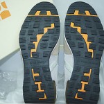 Hugo Boss Orange Orlet Medium Grey Sneakers Tennis Shoes Size 12 45 NIB