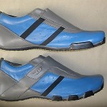 Diesel Kort Men’s Casual Slip-On Leather Shoes US 12 EUR 45 Grey – Blue 35112-84