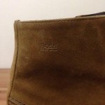 Hugo Boss Clelior Tan Suede Ankle Boots for Men, Size US 8.5