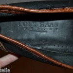 Cole Haan Men LEATHER Dress Shoes Sz 10 D Brown Black Tassel oxford penny loafer