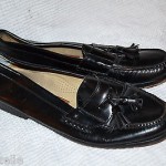 Cole Haan Men LEATHER Dress Shoes Sz 10,5 Black Tassel CITY oxford penny loafer