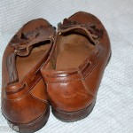 Cole Haan Men LEATHER Dress Shoes Sz 10 Brown Tassel CITY oxford penny loafer