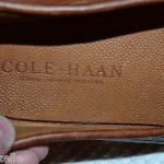 Cole Haan Men LEATHER Dress Shoes Sz 10 Brown Tassel CITY oxford penny loafer