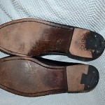 Cole Haan Men LEATHER Dress Shoes Sz 10,5 Black Tassel CITY oxford penny loafer