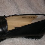COLE HAAN BRAGANO BLACK ALL LEATHER PENNY STYLE LOAFERS MEN 9 MEDIUM ITALY