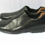 NEW COLE HAAN ZENO Slip-on Shoes Men’s Black Leather Size 13 Loafers MSRP $158