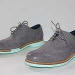 COLE HAAN “GREAT JONES WINGTIP” MENS LACE-UP LEATHER SHOES IRONSTONE $198+