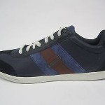 MENS DIESEL HAPPY HOURS LOUNGE INDIGO BLUE LEATHER US 12 NIB Y00508PS925H4597