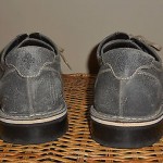 Cole Haan Men’s Gray Distressed Leather Oxford Shoes  (Size 13)