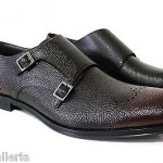 New HUGO BOSS Wistors Monkstrap Leather Oxfords 11.5 US Original $425.00