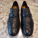 COLE HAAN AIR ESTADIO STRAP LOAFER CASUAL DRIVING SHOES 10 BLACK $158 #C06079