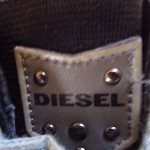 Diesel Men’s Gray & Black Fashion Sneakers, 101100016192 F5-06-CT, Size 11