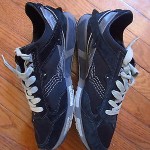 Diesel Men’s Gray & Black Fashion Sneakers, 101100016192 F5-06-CT, Size 11