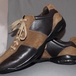 Cole Haan Leather/Suede Oxfords Mens Size 11M (Expresso) NIKE AIR SOLES