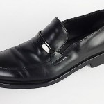 Boss Hugo Boss Black Leather Loafer Made in Italy Slip On Shoes Men Size 11