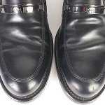 Boss Hugo Boss Black Leather Loafer Made in Italy Slip On Shoes Men Size 11