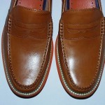 Cole Haan Lunargrand Penny Loafers, Leather Upper, Woodbury/Orange, 9.5 M, New