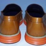 Cole Haan Lunargrand Penny Loafers, Leather Upper, Woodbury/Orange, 9.5 M, New