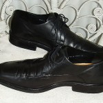 COLE HAAN Oxfords US 11.5 M Nike Air Heels Black Leather Mens Dress Shoes