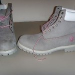 New WT 6″ timberland Boot Platinum Grey NUbuck Leather Mens 12M