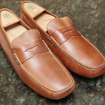 COLE HAAN Howland Tan-Brown Leather Driving Shoes/Loafers slip-on Men’s 11 US