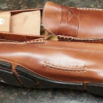 COLE HAAN Howland Tan-Brown Leather Driving Shoes/Loafers slip-on Men’s 11 US