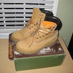 Timberland Wheat Work Boots 9 Authentic Great Condition Fast Shipping NR