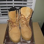 Timberland Wheat Work Boots 9 Authentic Great Condition Fast Shipping NR