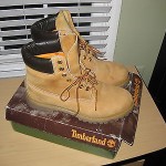 Timberland Wheat Work Boots 9 Authentic Great Condition Fast Shipping NR