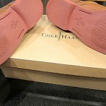 Cole Haan –  Mens Shoe – Air Franklin Wingtip – Bark Suede (Light Brown) w/ Box