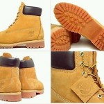 Mens Timberland Boots 6 inch Premium Nubuck waterproof in wheat / Ble 10061