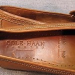 Mens COLE HAAN “Country” brown leather CASUAL LOAFERS w/ kiltie sz 9.5 D