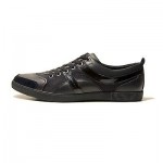 $195 Hugo Boss Sneakers Mens Black Shoes 10 43 Trainers Walking 9.5 42.5 Kicks