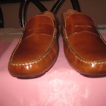 Cole Haan Tan Leather Penny Loafer Driving Moccasins, Sz 13M