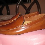 Cole Haan Tan Leather Penny Loafer Driving Moccasins, Sz 13M