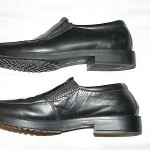 5 Cole Haan Nike Air Ace Slip on Black Leather Mens Oxford Moccasins Loafers 5