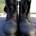 *AUTHENTIC*Timberland Mens Boots Work Construction Black Leather  6″