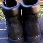 *AUTHENTIC*Timberland Mens Boots Work Construction Black Leather  6″