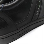 HUGO BOSS GREEN Size 40 /UK 6 /US 7 Mens Black Eldorado Trainers NEW CN 7