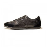 $225 Hugo Boss Mens Sneakers Black 12 45 Shoes Trainers 11.5 45.5 Sport Kicks
